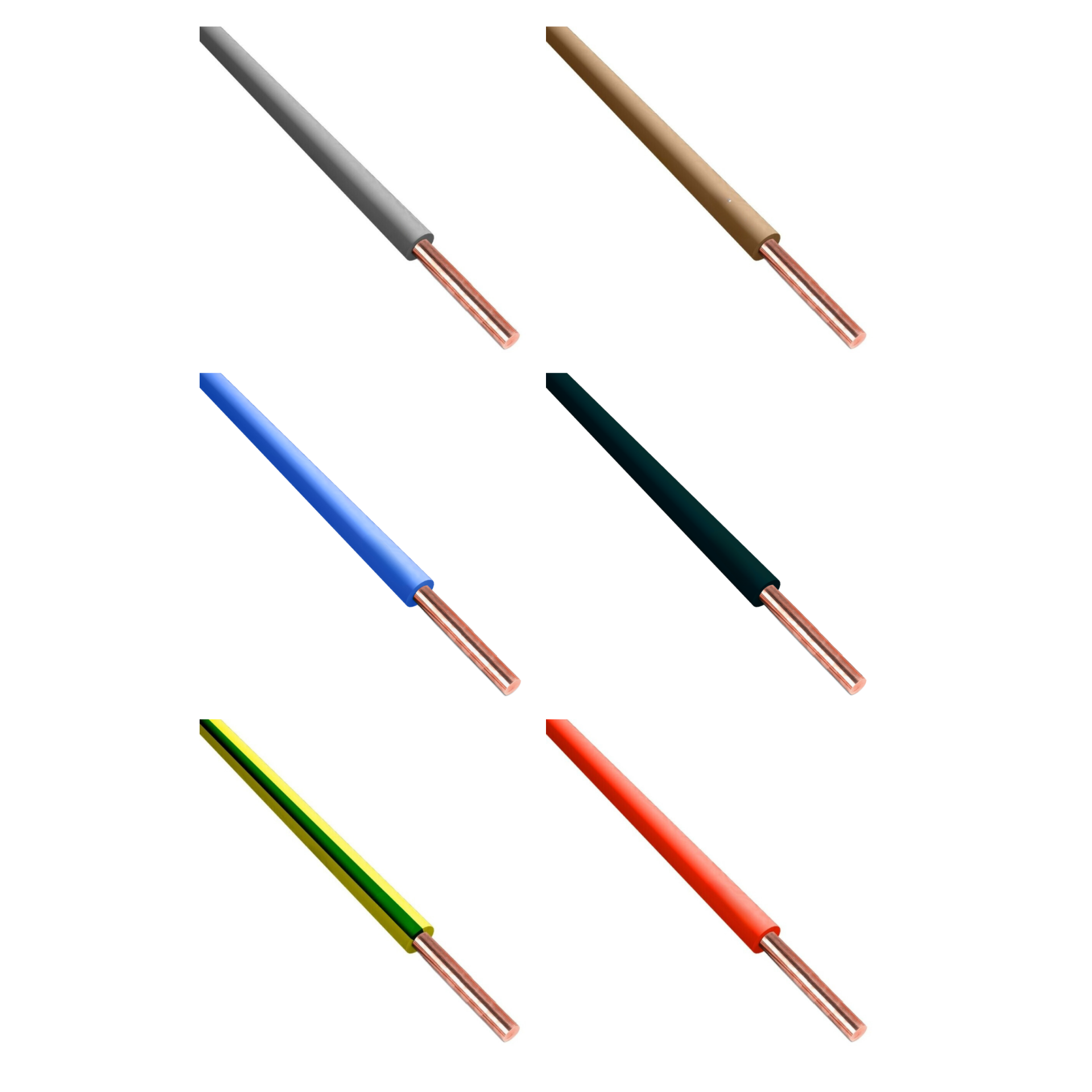 Öznur NYA ( H07V-U ) Kablo 2,5 mm² Siyah